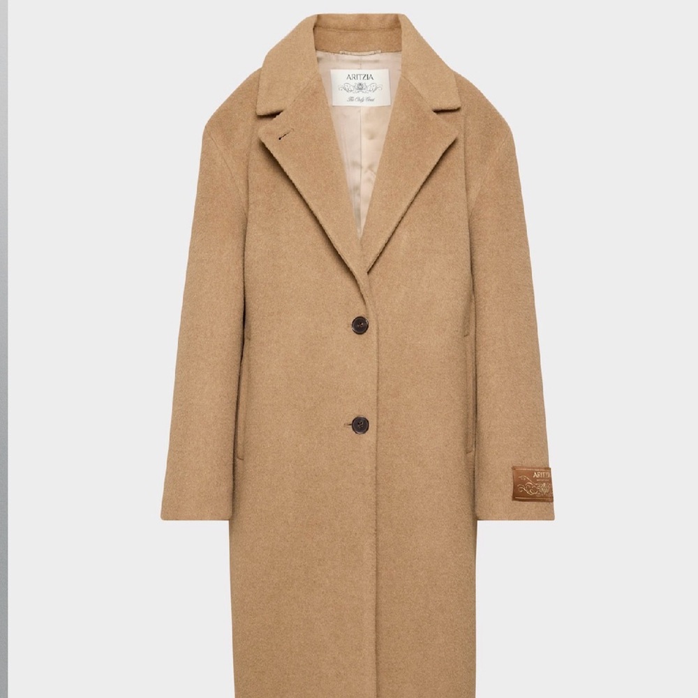Aritzia Only Camel Trench Coat